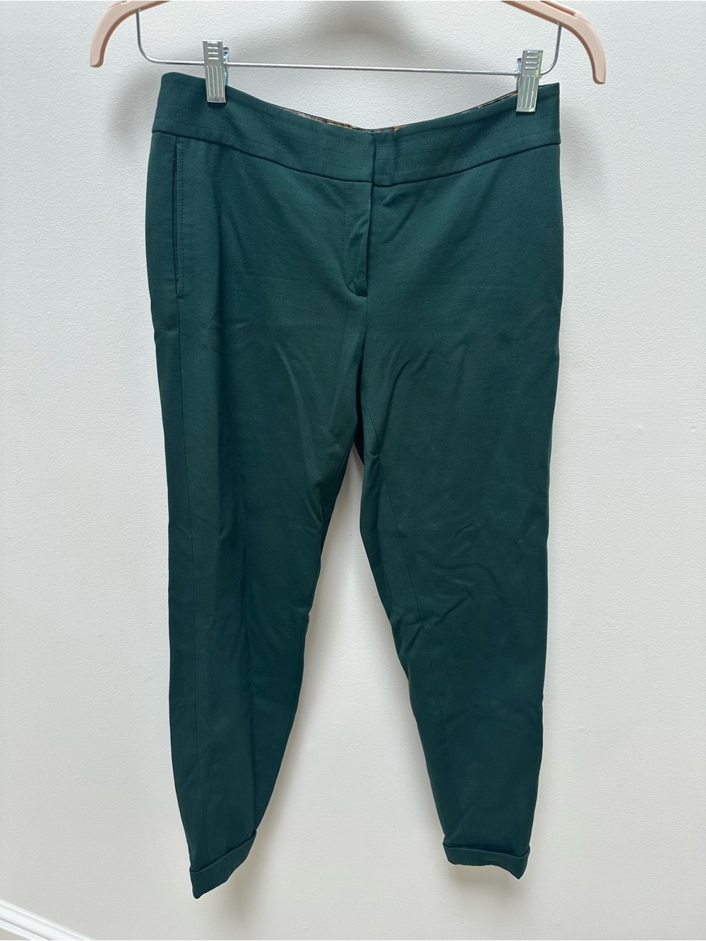 Ted Baker Women's Dark Green Tailored Ponte Pants